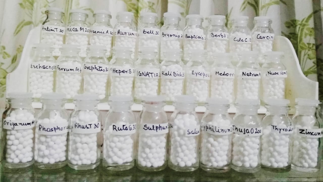 Conventional potentised homeopathic medicine